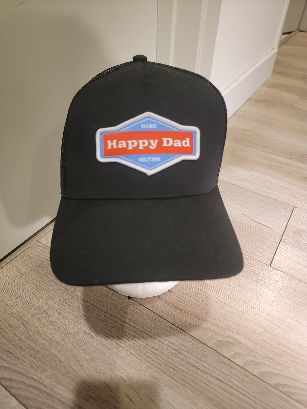NWT Black Trucker Hat by HAPPY DAD